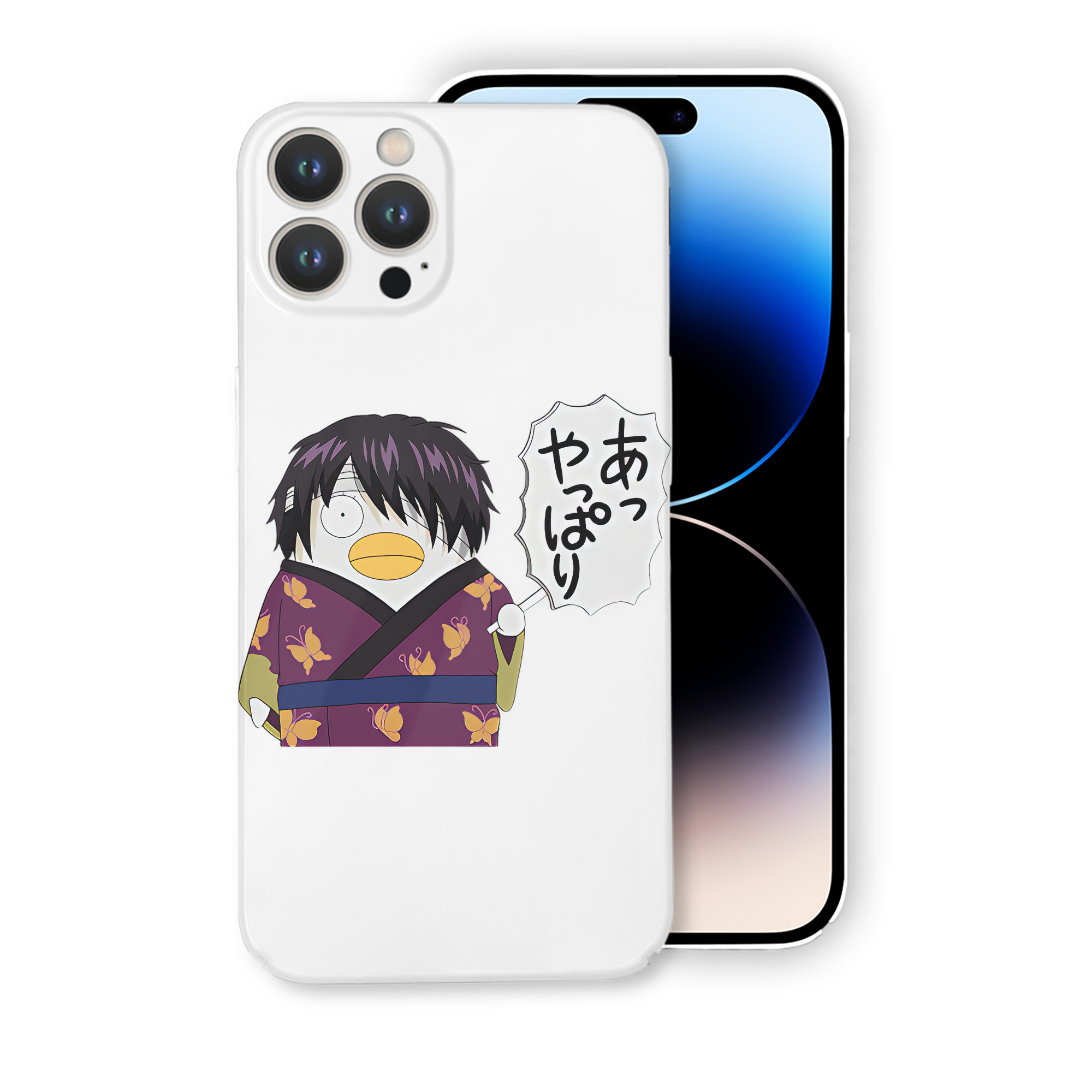 （画像用） ぎんたま 坂田銀時（さかたぎんとき） 神楽 志村新八（しむら しんぱち） GINTAMA Sakata Gintoki Kagura Shimura Shinpachi 【iPhone 14シリーズ対応】ハードケース